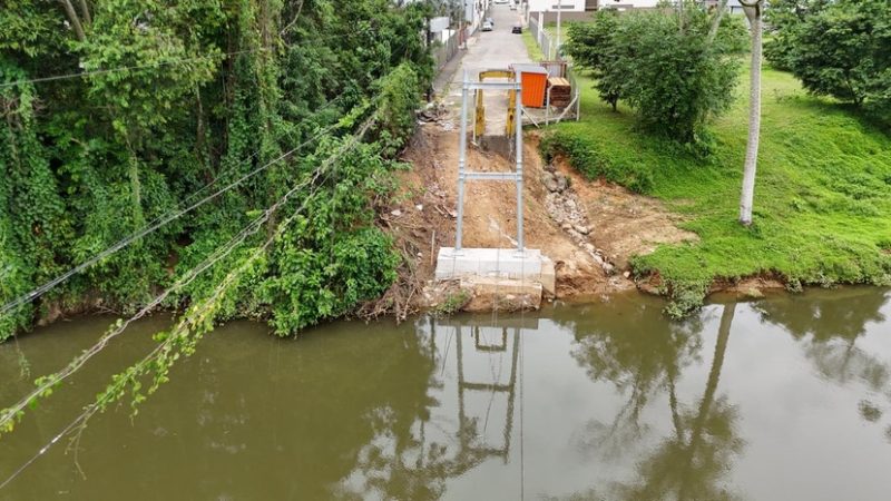 A ponte Emílio Meier é uma das que estão passando pelo processo de restauração - Divulgação/Prefeitura de Jaraguá do Sul/ND Mais