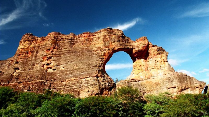 O Parque Nacional da Serra da Capivara fica no Piauí e é conhecido por ser um Patrimônio Mundial - Divulgação/ND