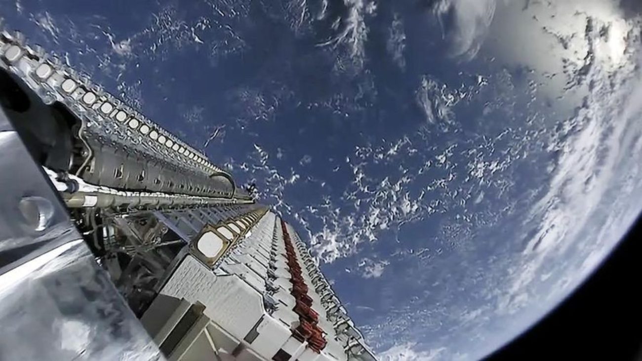 Imagem de satélite em cima de Terra