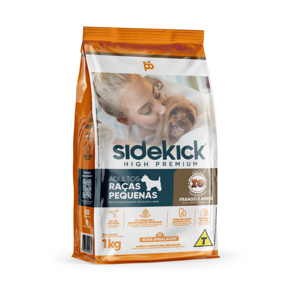 Sidekick Premium Cães Adultos Raças Pequenas