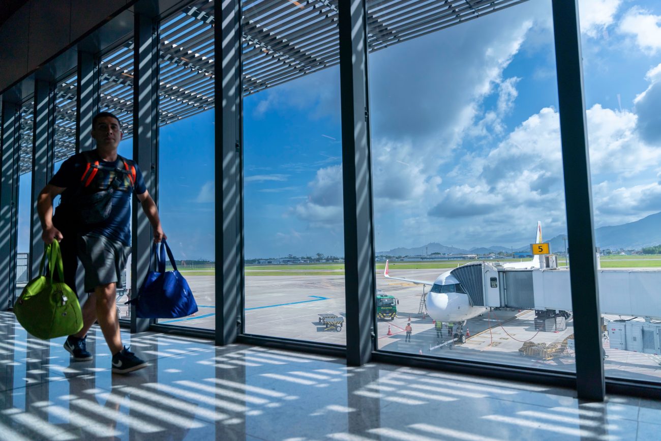 Passageiros chilenos foram os que mais buscaram o desembarque em Santa CatarinaFoto: Divulgação/Ricardo Wolffenbüttel/Floripa Airport/ND Mais