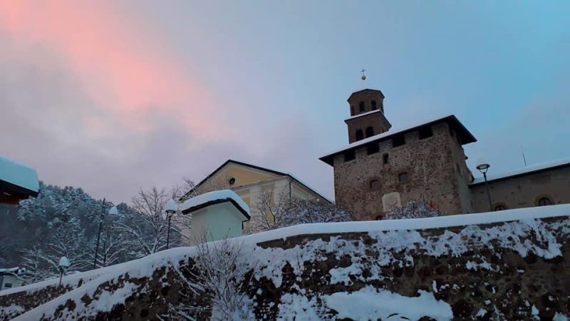 Fornace após neve - Reprodução/Comune di Fornace/ND Mais