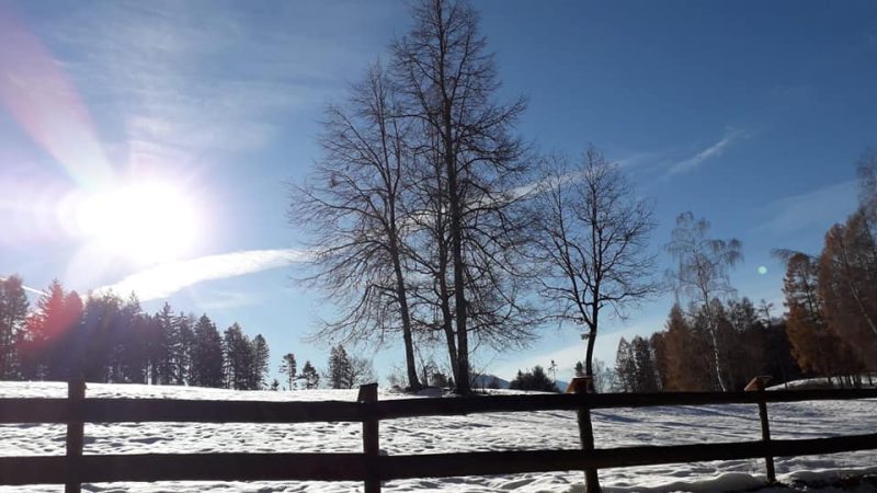 Fornace e os campos nevados - Reprodução/Comune di Fornace/ND Mais