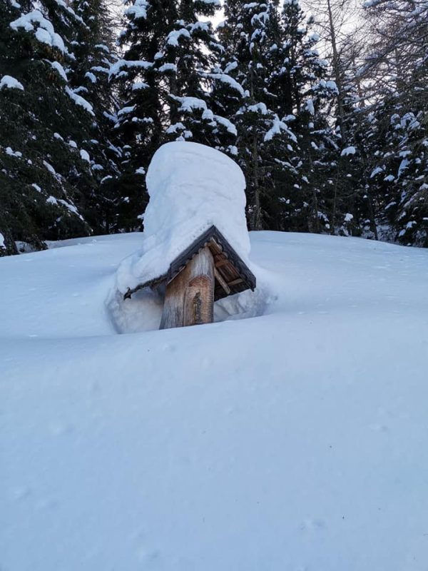 Neve em Fornace - Reprodução/Comune di Fornace/ND Mais