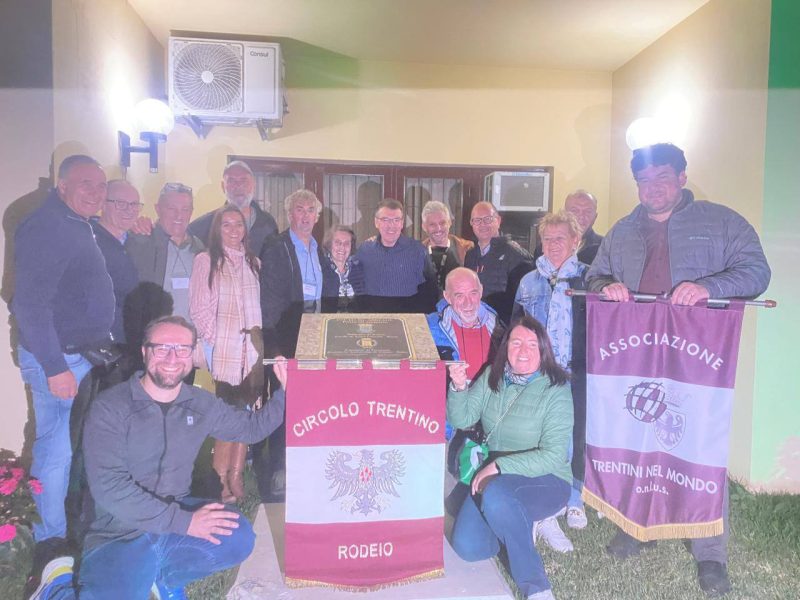 Comitiva de Fornace, na Itália, visita a cidade de Rodeio, no Brasil - Reprodução/Comune di Fornace/ND Mais