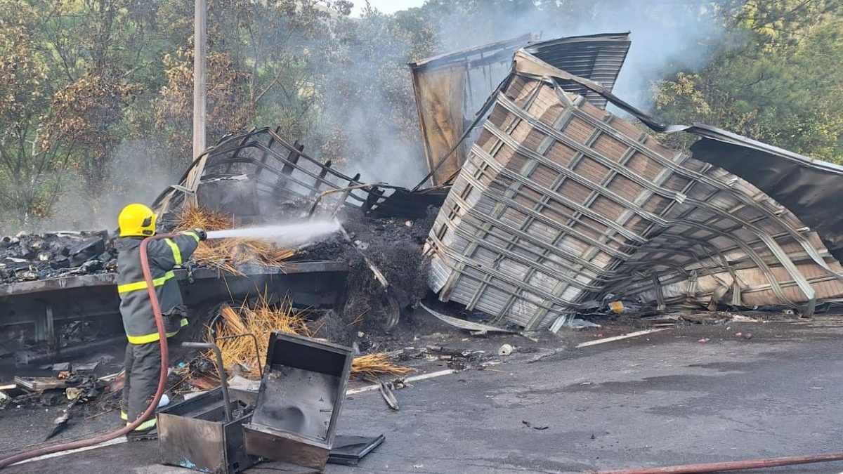 Seis vítimas de acidente na BR-376 estão em hospital de Joinville