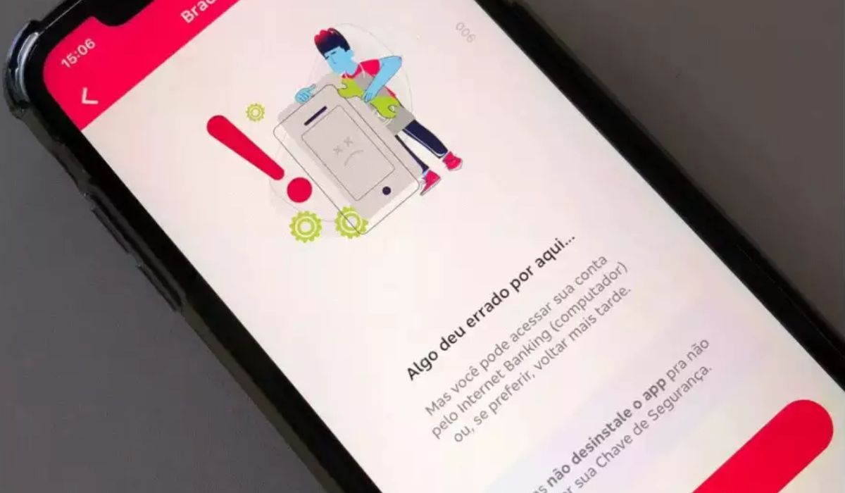 Clientes ficaram sem acesso ao app desde cedoFoto: Reprodução/ND Mais