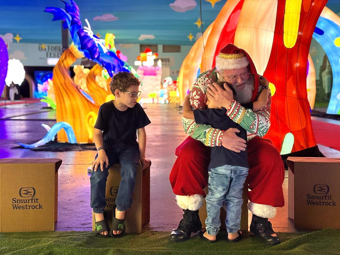 Recorde mundial: maior espetáculo de luzes da América Latina foi montado em tempo inédito em BlumenauFoto: Divulgação/ND Mais