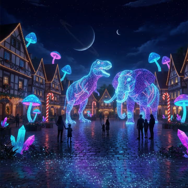 Maior espetáculo de luzes da América Latina estreia em Blumenau e promete cenas 'de outro mundo' - Reprodução/ND Mais