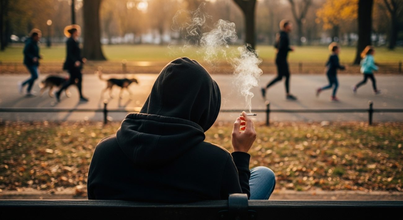 Portar ou utilizar qualquer tipo de entorpecente ilícito em via pública pode gerar multa em SCFoto: Imagem gerada por IA/ND Mais