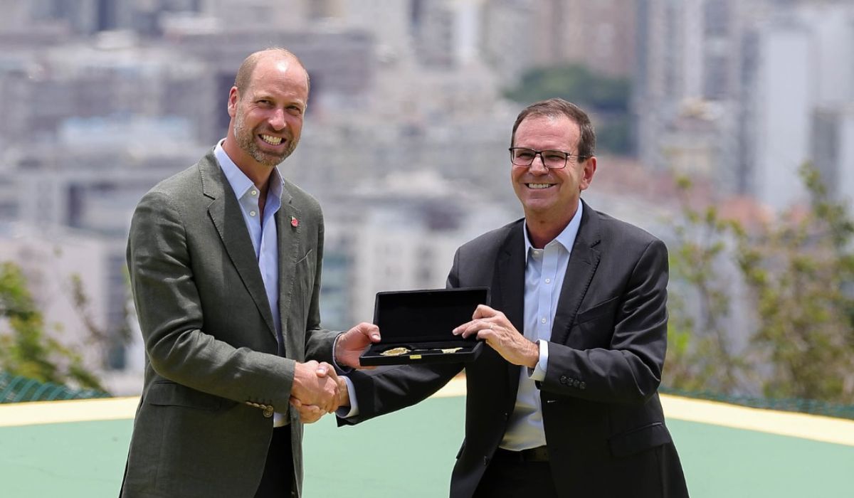 Príncipe William e Eduardo Paes | Foto: Reprodução/ND Mais