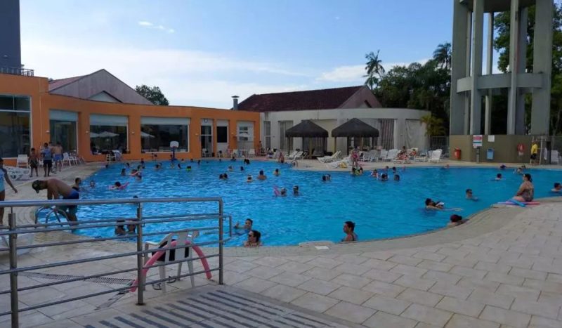 Área de eventos do hotel, onde o técnico também atuará no suporte operacional - Divulgação/Sesc-SC