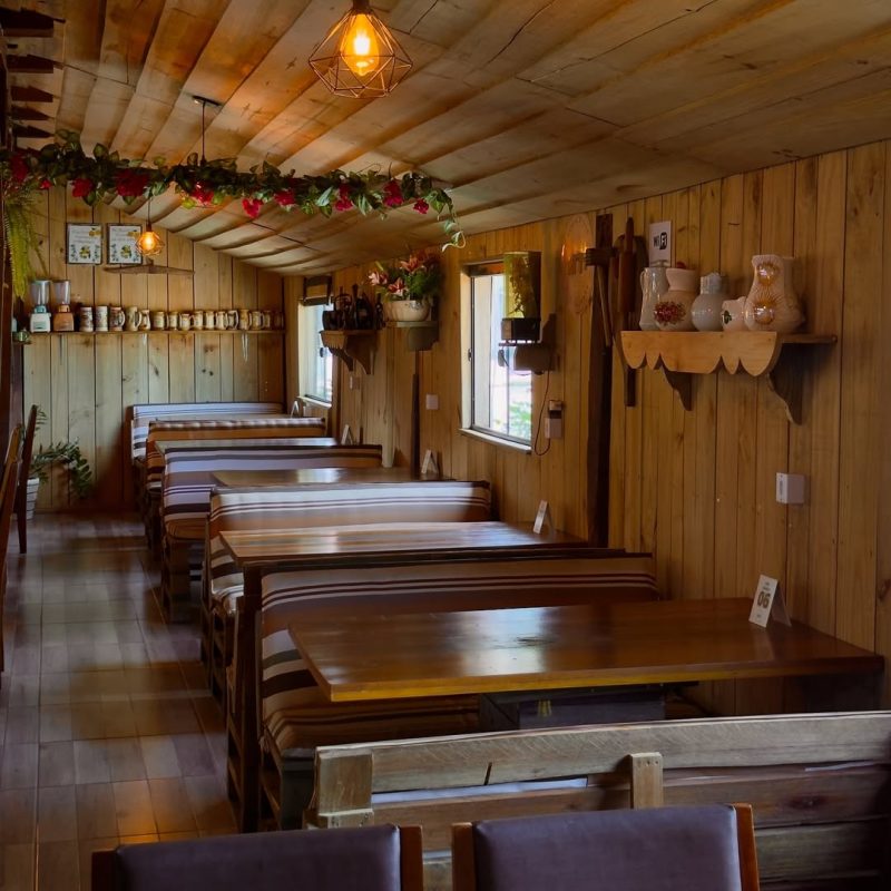 Rancho Lemke serve pratos caseiros na Rota do Enxaimel, em Pomerode - Restaurante Rancho Lemke/@restauranterancholemke/Instagram