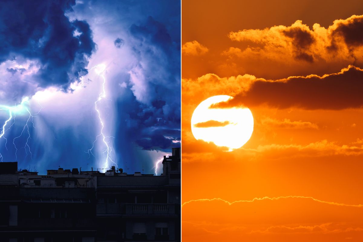 Previsão do tempo em SC: temporais e calor intenso na semana