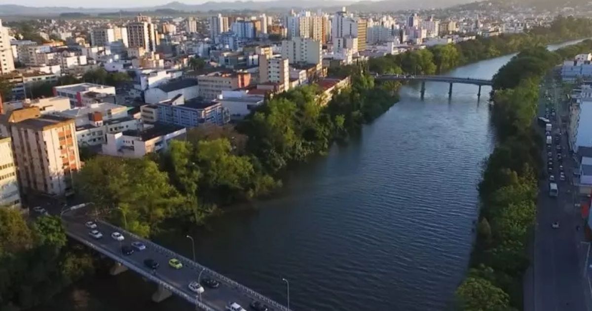 Vista aérea da cidade de TubarãoFoto: Foto: Divulgação / Prefeitura de Tubarão
