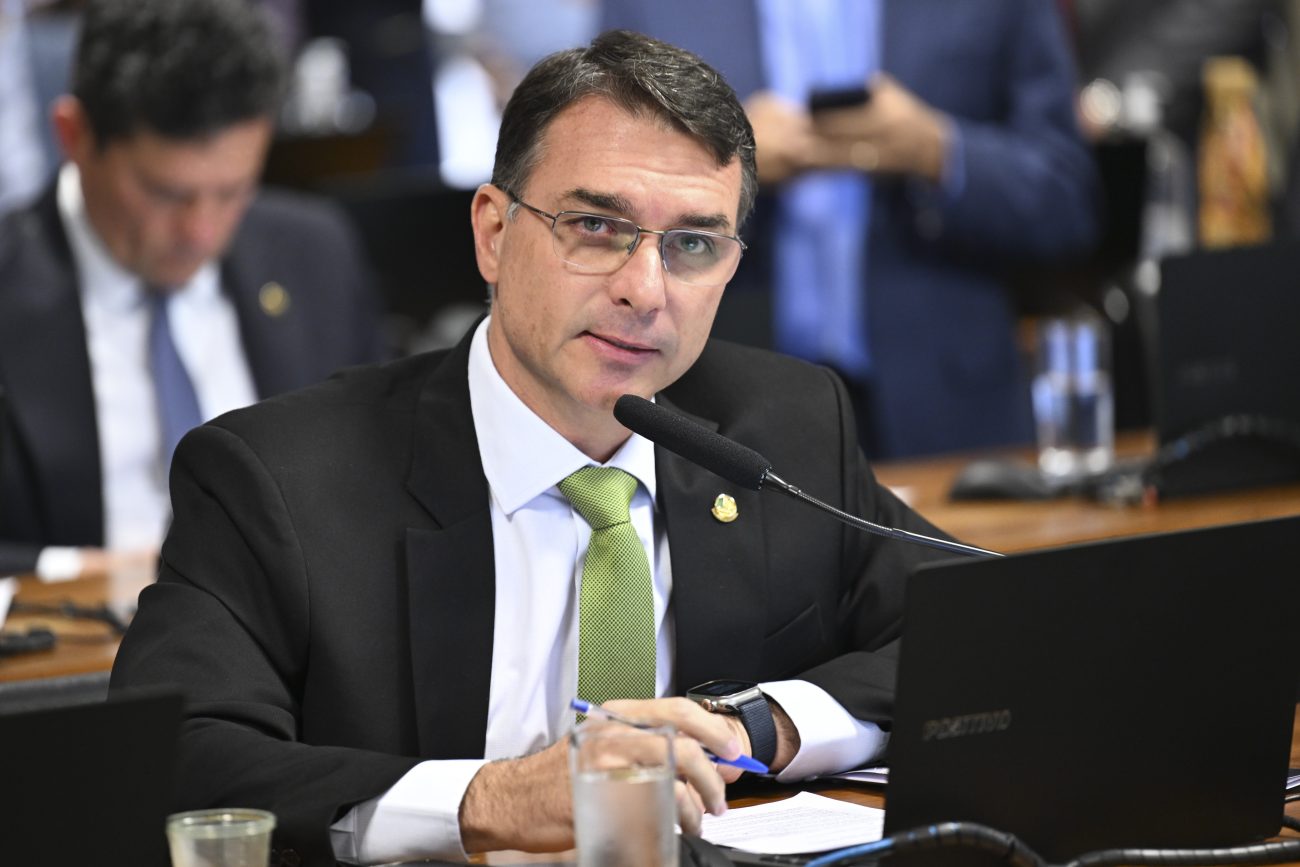 Senador Flávio BolsonaroFoto: Edilson Rodrigues/Agência Senado/ND Mais