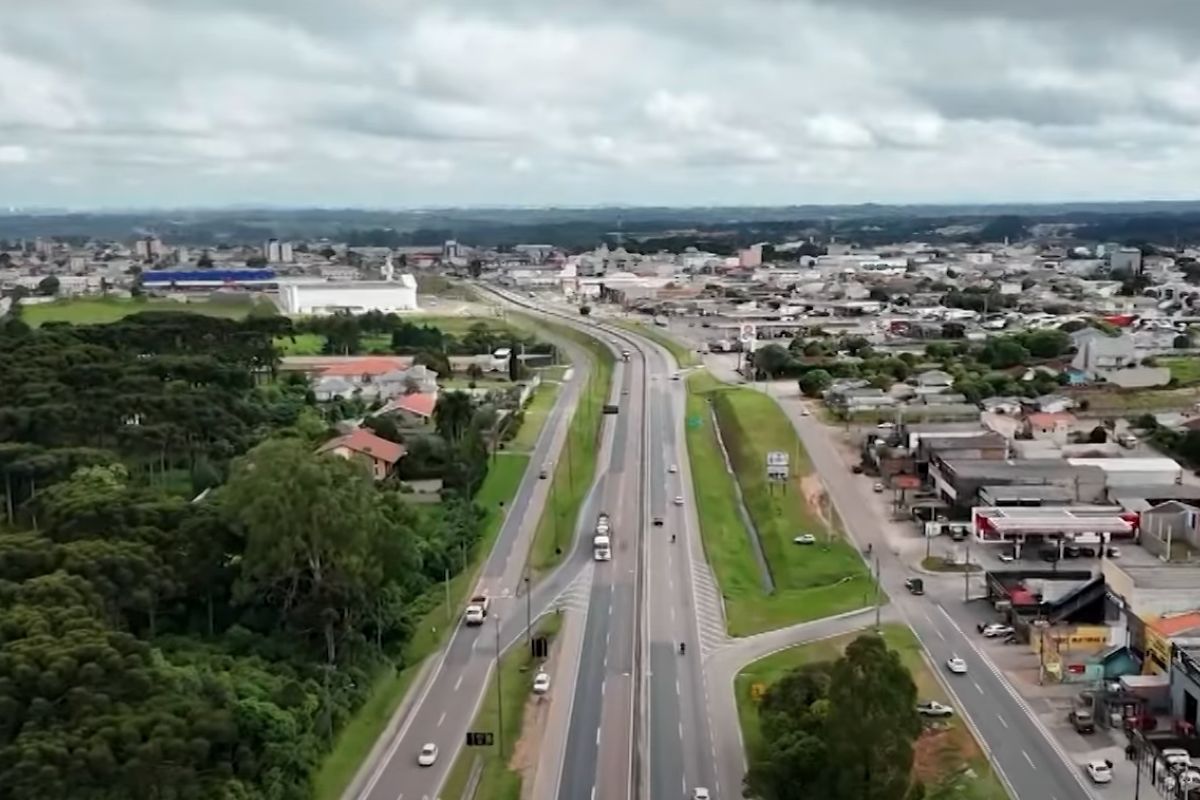 BR-116, onde serão instalados os novos radares em SC
