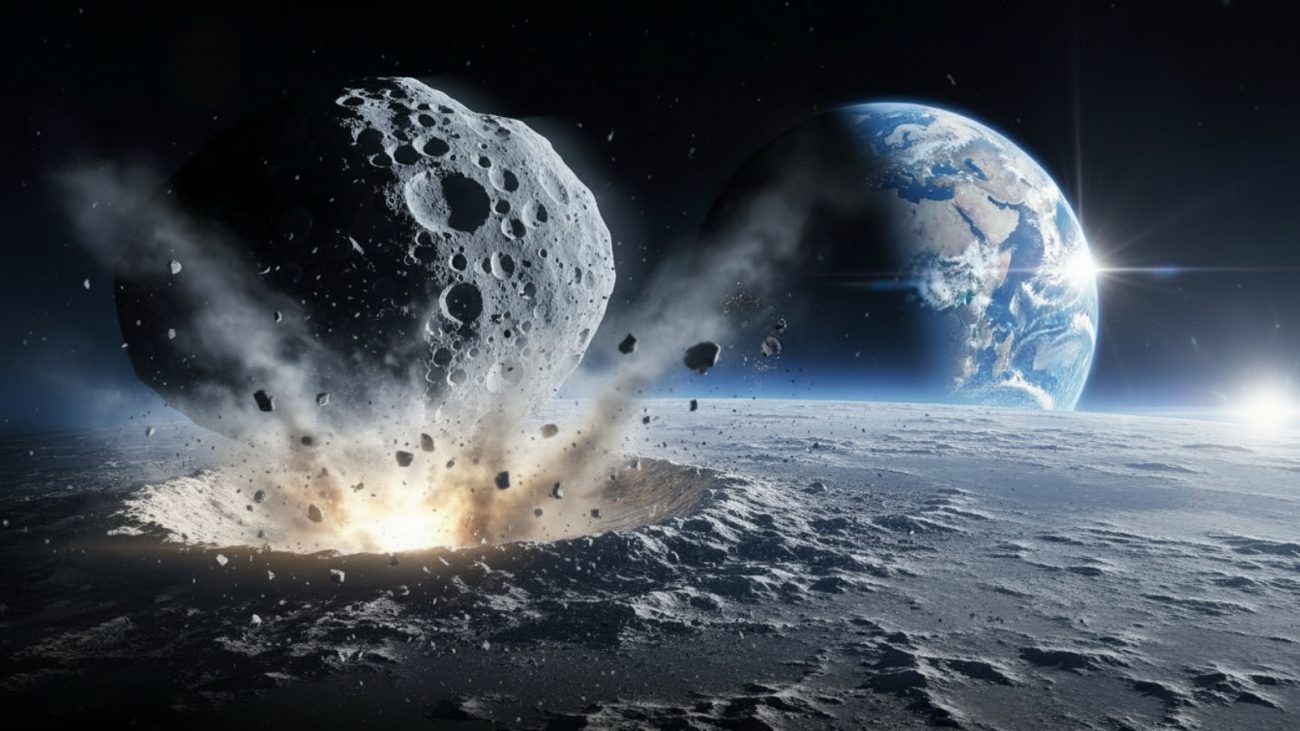 Colisão entre asteroide e a Lua deve enviar tempestade de