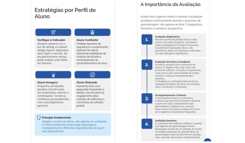 Curso de formação de instrutores de trânsito pelo CNH do Brasil - Reprodução/Quatro Rodas/CNH do Brasil