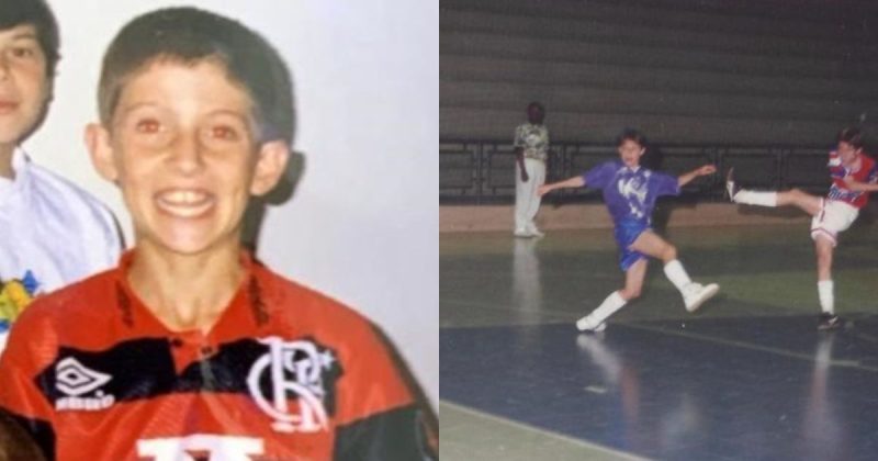 Filipe Luís, Flamengo, Jaraguá do Sul - Arquivo pessoal/Reprodução/ND Mais