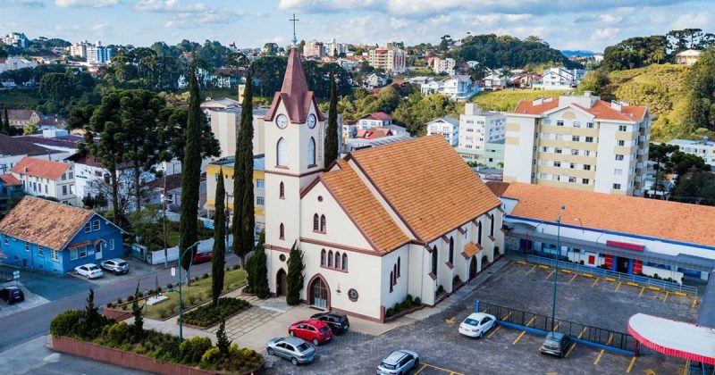 Igreja Luterana de São Bento do Sul - Viagens e Caminhos/Divulgação/ND Mais