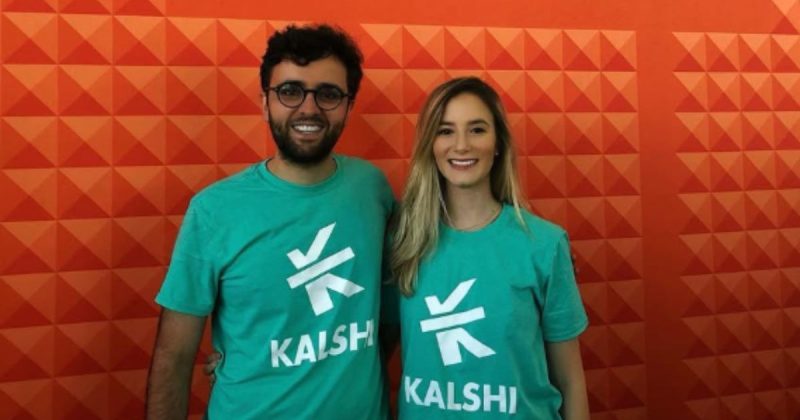 Luana Lopes Lara e Tarek Mansour, fundadores da Kalshi - Divulgação/Redes sociais/ND Mais