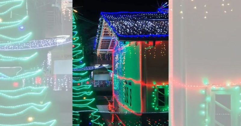 Decoração iniciou em outubro e iluminação foi finalizada em novembro - Divulgação/Redes sociais/ND Mais