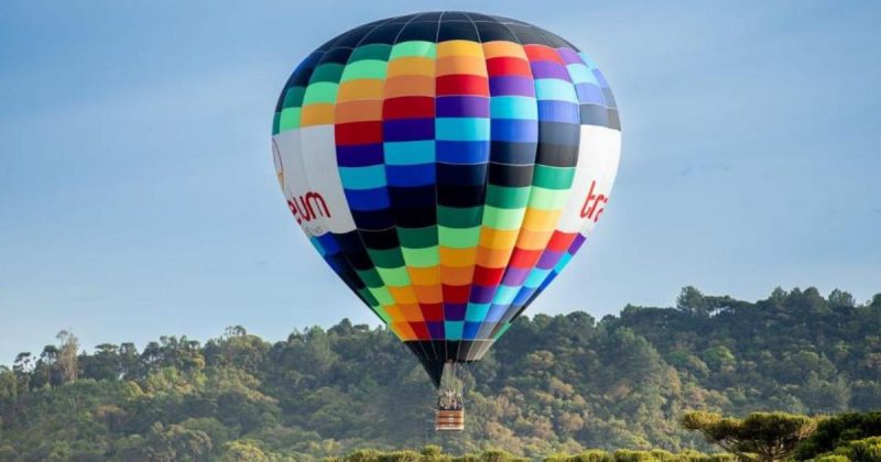 Passeio de balão em São Bento do Sul - Passeio de balão em São Bendo do Sul
