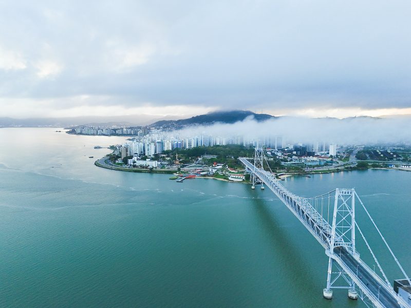 Ponte Hercílio Luz estava fora de funcionamento na época - Andy Puerari/PMF