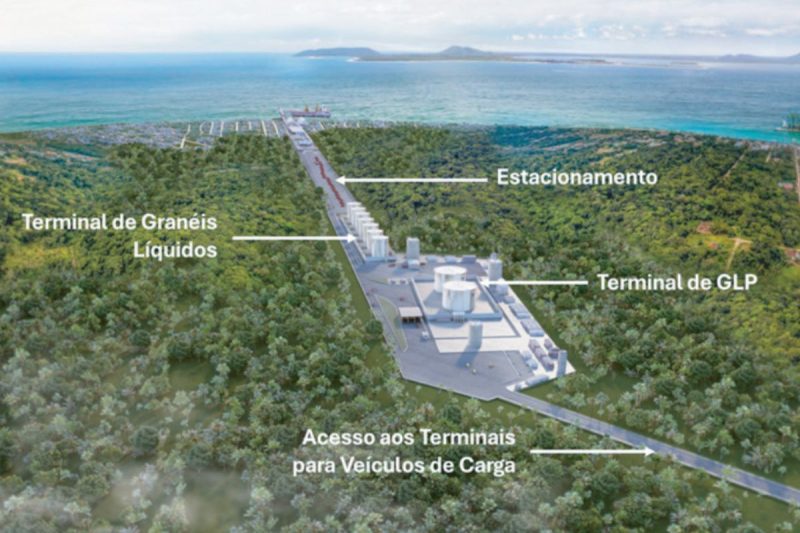 Novo porto de Santa Catarina: terminal de uso privado Coamo será o oitavo porto de SC - Divulgação/Coamo/ND Mais