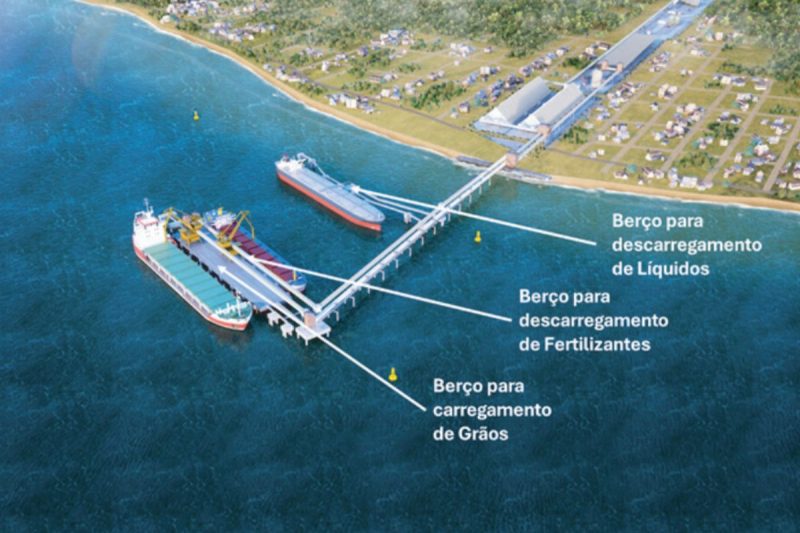 Novo porto de Santa Catarina: terminal de uso privado Coamo será o oitavo porto de SC - Divulgação/Coamo/ND Mais