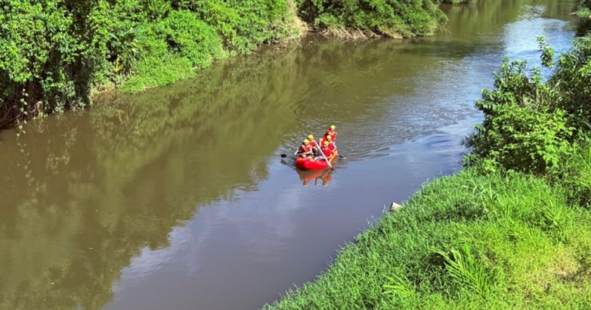 Rio que abastece cidade de SC apresenta ponto de poluição
