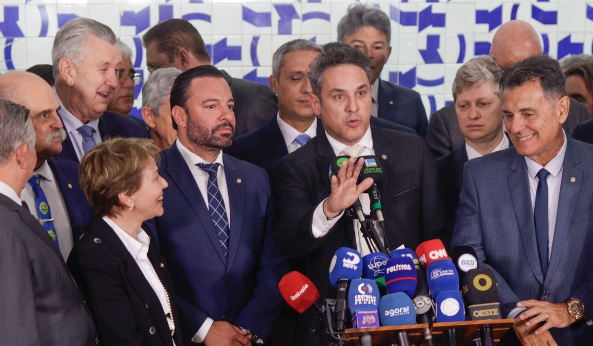 Líder da oposição na Câmara, deputado Zucco (PL-RS), detalhou medidas para combater “ditadura judicial”Foto: Rodrigo AbdallaND Mais (14)