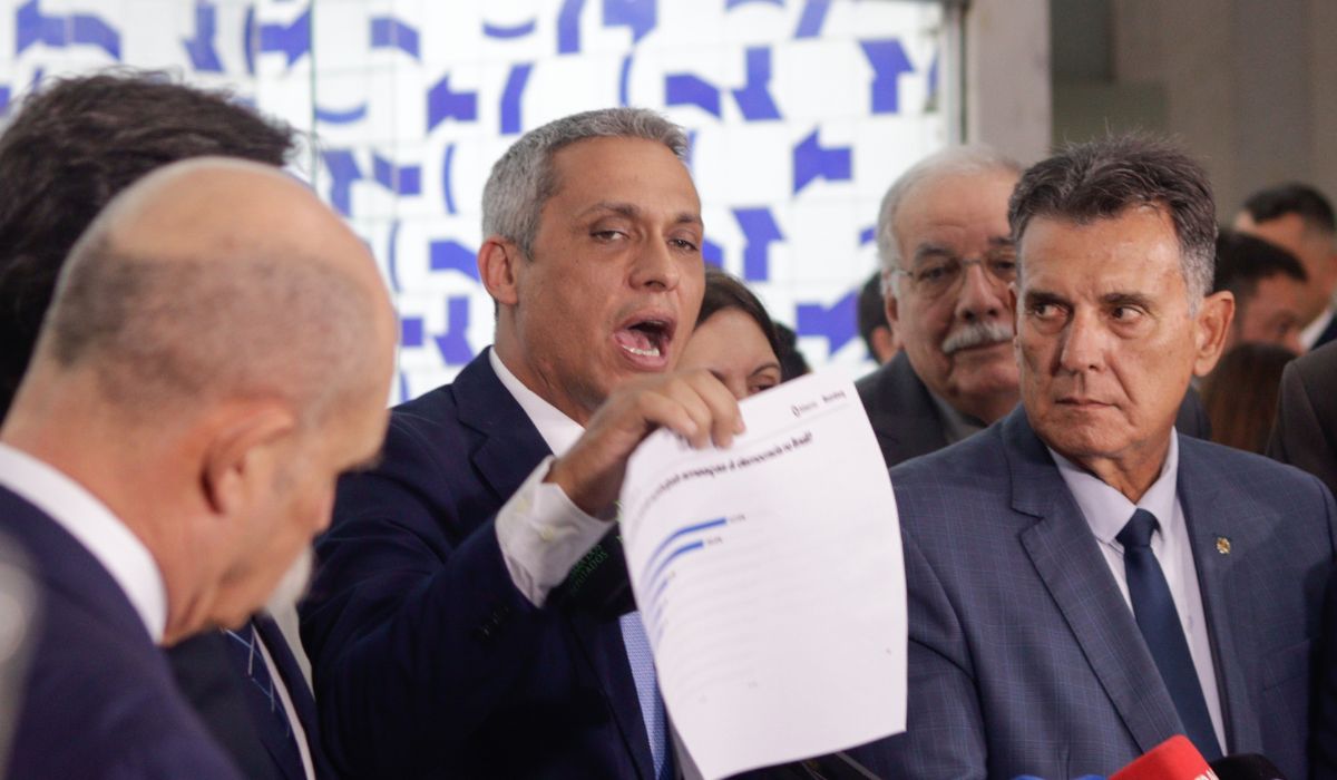 Deputado federal Gustavo Gayer (PL-GO) afirmou que mudanças na Lei do Impeachment de ministros é o “último prego no caixão da democracia” Foto: Rodrigo Abdalla/ND Mais