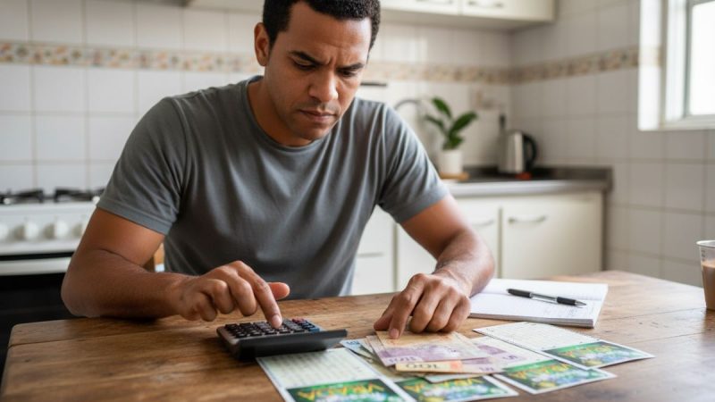 Saiba quanto rende o prêmio da Mega da Virada se aplicado mensalmente - Imagem gerada pela Whisk IA/ND Mais