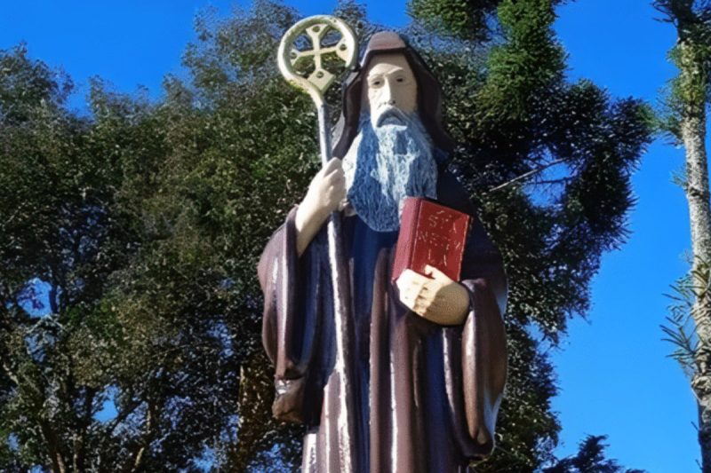 Monumento ao padroeiro da cidade de São Bento do Sul - Divulgação/Bosque São Bento/ND Mais