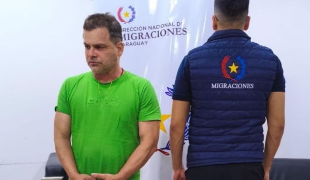 Ex-diretor da PRF foi preso no Paraguai quando tentava fugir para El SalvadorFoto: Reprodução/Governo do Paraguai/R7