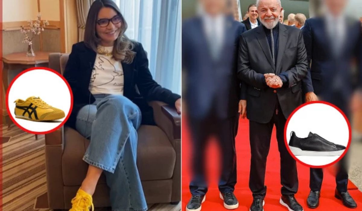 Comparações aumentaram após Lula aparecer com tênis avaliado em mais de R$ 10 milFoto: Reprodução/ND Mais