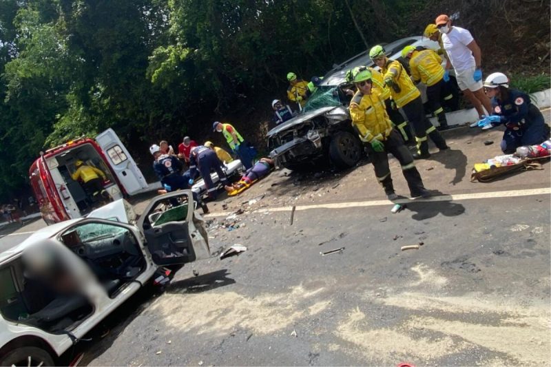 Uma das passageiras, em estado mais grave, foi transportada de helicóptero ao HRO - Saer-Fron/ND Mais