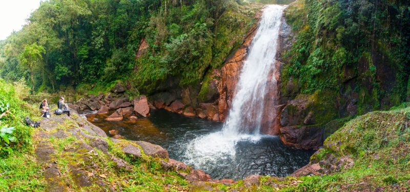 Cachoeira Véu da Noiva fica no Monte Crista, em Garuva - Divulgação/Prefeitura de Garuva/ND Mais