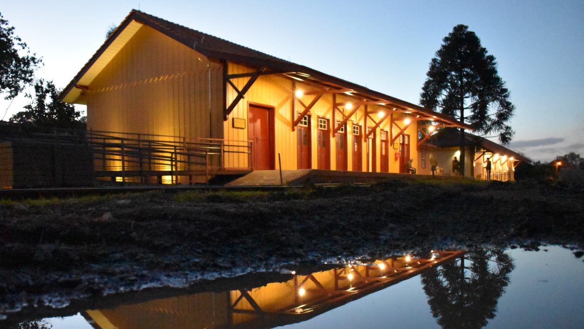 Estação ferroviária de CanoinhasFoto: Divulgação/Prefeitura de Canoinhas/ND Mais