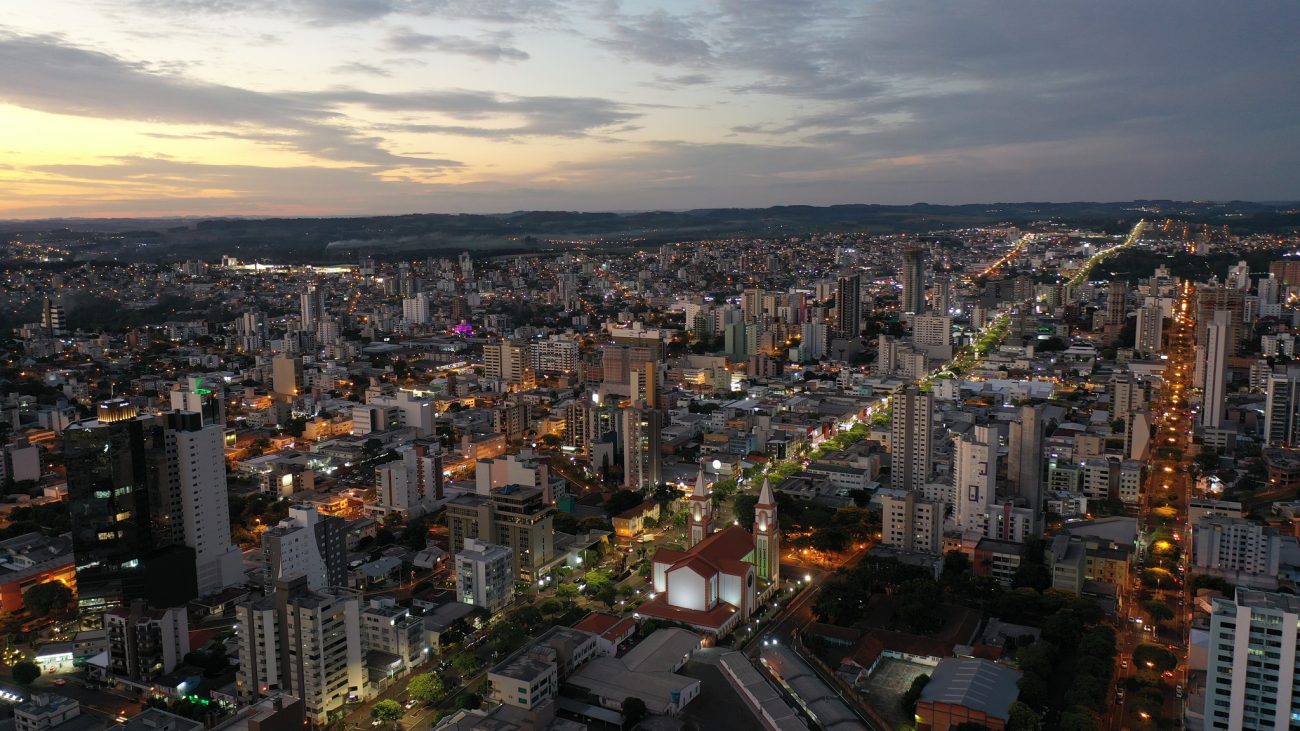 Imagem aérea de Chapecó, SC