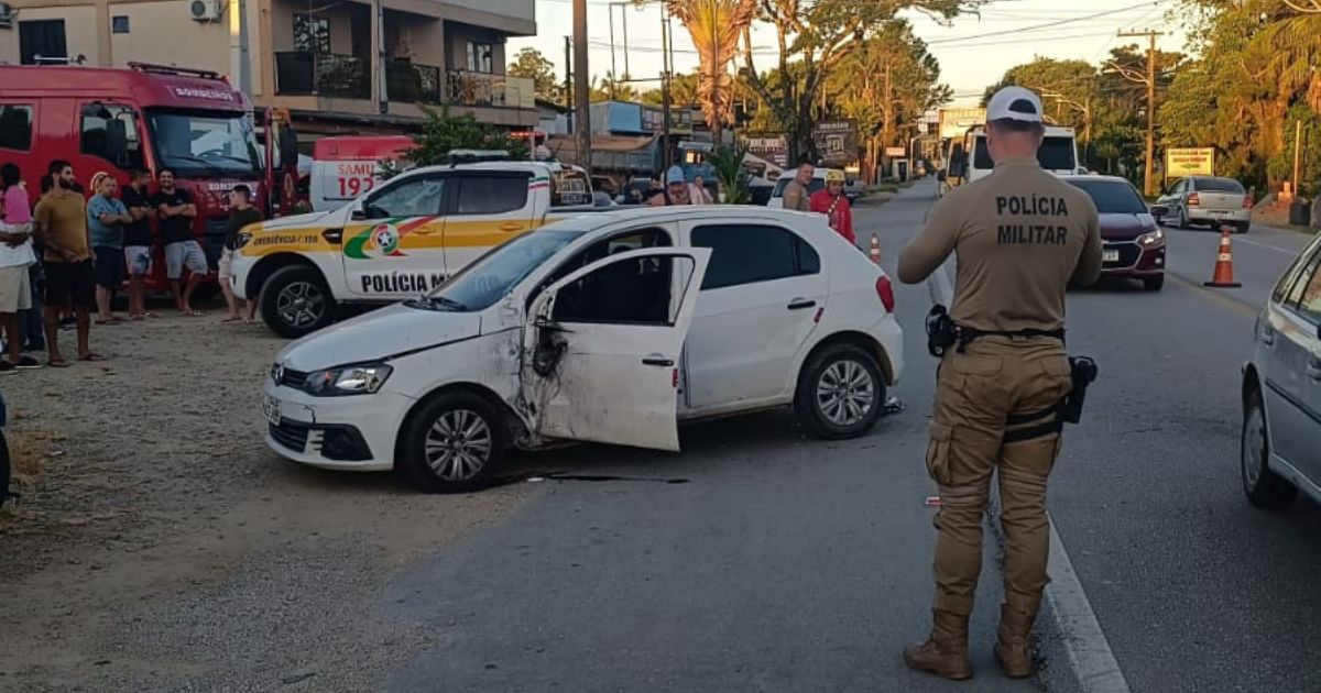 Bombeiros, policiais e médicos estiveram no local Foto: Divulgação/ND Mais