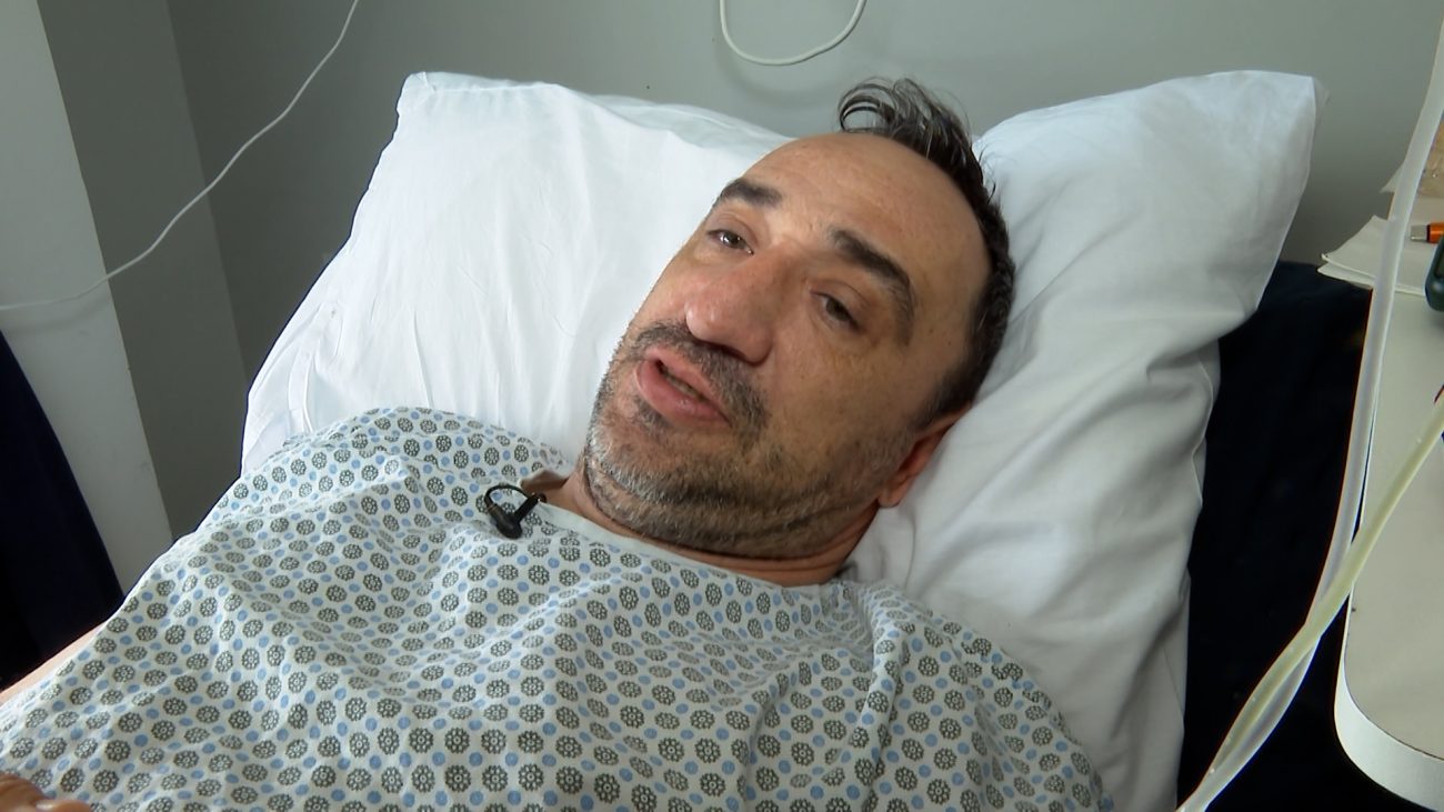 Aldo teve fratura exposta ao cair de moto em um dia de chuvaFoto: Reprodução/NDTV RECORD/ND Mais