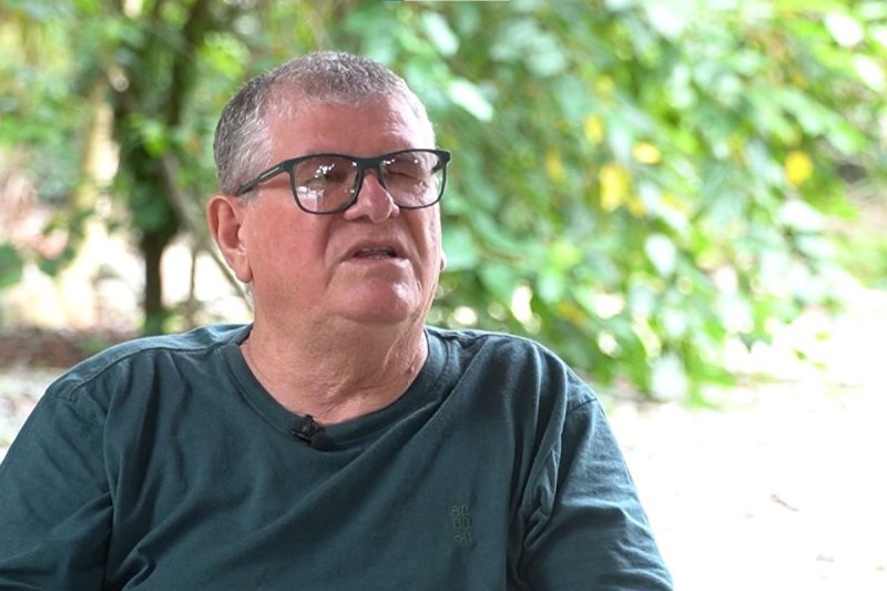 A família de Marcos Merkle mora nas terras há anos - Reprodução/Jonatan Klug/NDTV/ND Mais