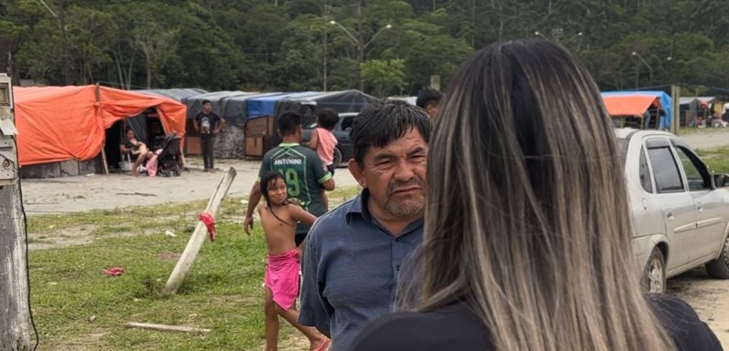 Saiba de onde vêm os indígenas que serão abrigados em Balneário Camboriú - Greici Siezemel/NDTV RECORD
