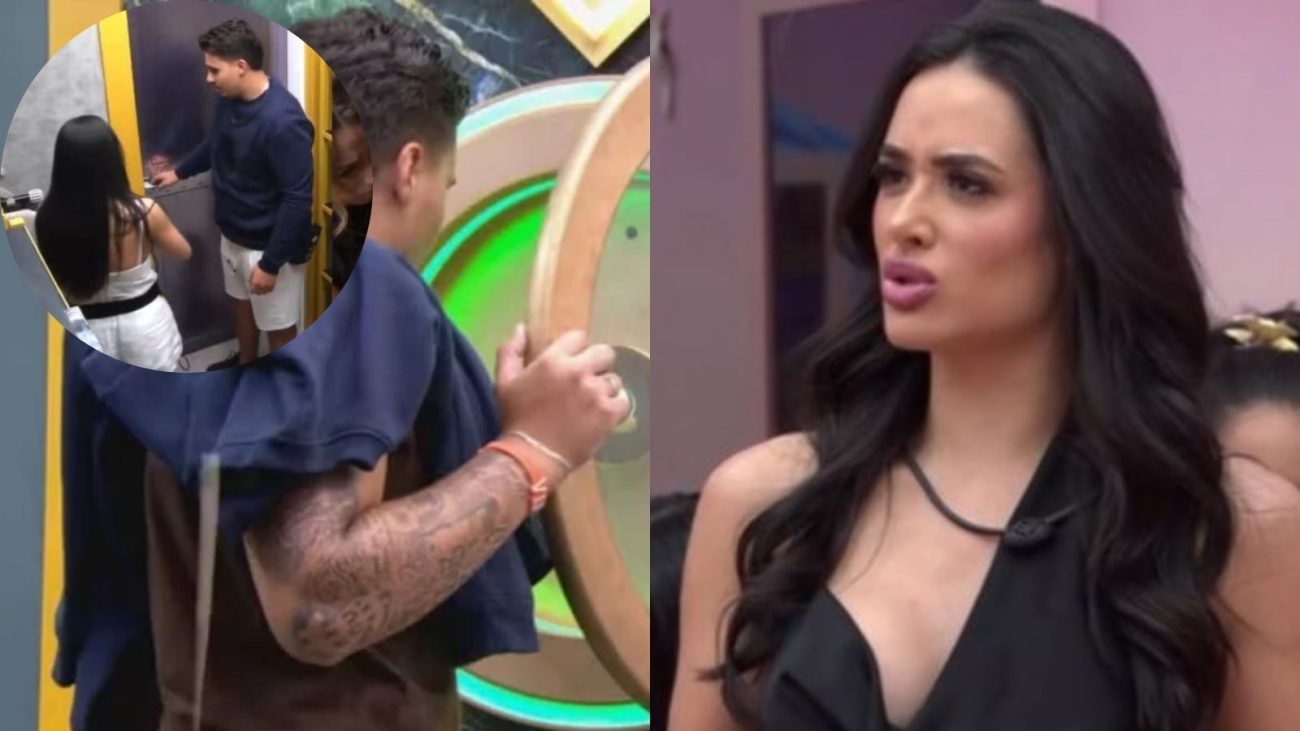 Imagem mostra Jordana e Pedro do BBB 26