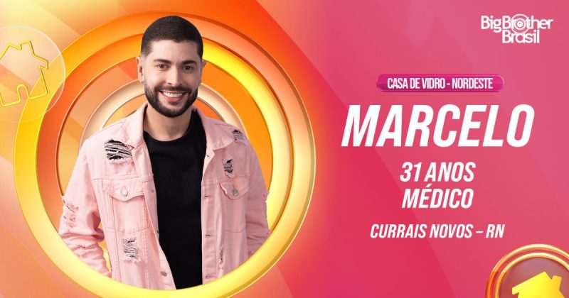 Marcelo é participante da Casa de Vidro da região Nordeste. - Divulgação/Globo/ND Mais