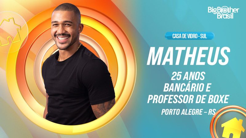 Matheus participou do Quarto Branco no BBB 26. - Divulgação/Globo/ND Mais