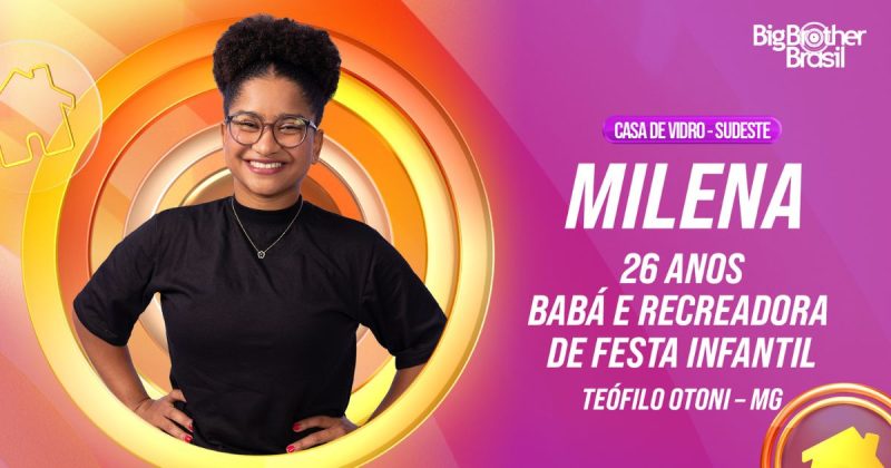 Milena é participante da região Sudeste - Divulgação/Globo/ND Mais